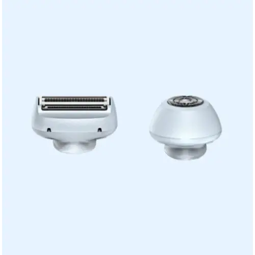 Electric Shaver for Women with Square Foil Head for Whole Body Blue knife set / USB