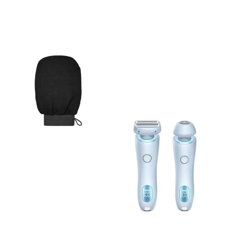 Electric Shaver for Women with Square Foil Head for Whole Body Blue Set / USB