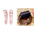 Electric Shaver for Women with Square Foil Head for Whole Body Pink and Rose Pink set / USB
