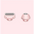 Electric Shaver for Women with Square Foil Head for Whole Body Pink knife set / USB