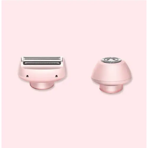 Electric Shaver for Women with Square Foil Head for Whole Body Pink knife set / USB