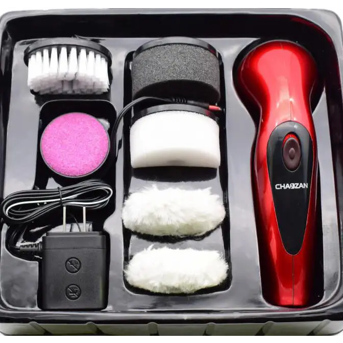 Electric Shoe Shine Machine Red Gold 500g