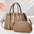 Elegance: All-Match Crossbody Shoulder Bag - Deep Khaki / 28x13x20cm