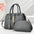 Elegance: All-Match Crossbody Shoulder Bag - Gray / 28x13x20cm