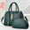Elegance: All-Match Crossbody Shoulder Bag - Green / 28x13x20cm