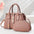 Elegance: All-Match Crossbody Shoulder Bag - Pink / 28x13x20cm