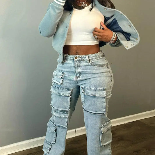 Elegance Denims: Women’s Work Chic Trousers