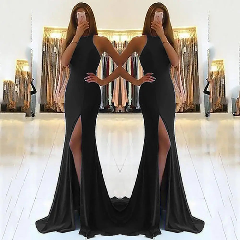 Elegance Gown: Long Ladies’ Evening Dress Collection