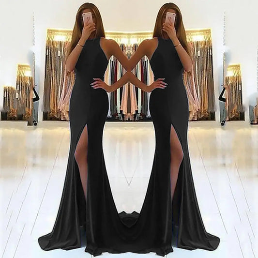 Elegance Gown: Long Ladies’ Evening Dress Collection