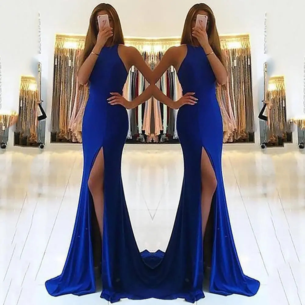 Elegance Gown: Long Ladies’ Evening Dress Collection