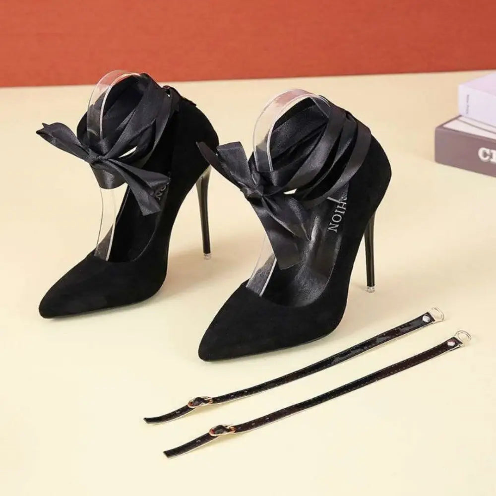 Elegance Plus: Ultra-Thin Allure Strap - Black cloth strap / 35 / 10CM