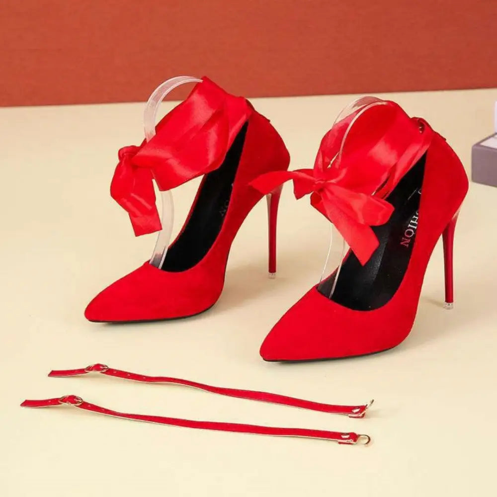 Elegance Plus: Ultra-Thin Allure Strap - Red cloth strap / 35 / 10CM