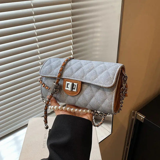 Élégance Rhombus Chain Bag