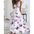 EleganceFlow V-Neck Dress - Purple / S