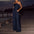EleganceOne: Luxe One-Shoulder Split Evening Dress - Navy Blue / S