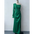 EleganceOne: Women’s Luxe Split One-Shoulder Dress - Fruit Green / S