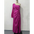 EleganceOne: Women’s Luxe Split One-Shoulder Dress - Rose Red / S