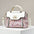 EmbroiChic Women’s Handbag - Beige / 23X11X18X7