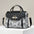 EmbroiChic Women’s Handbag - Black / 23X11X18X7