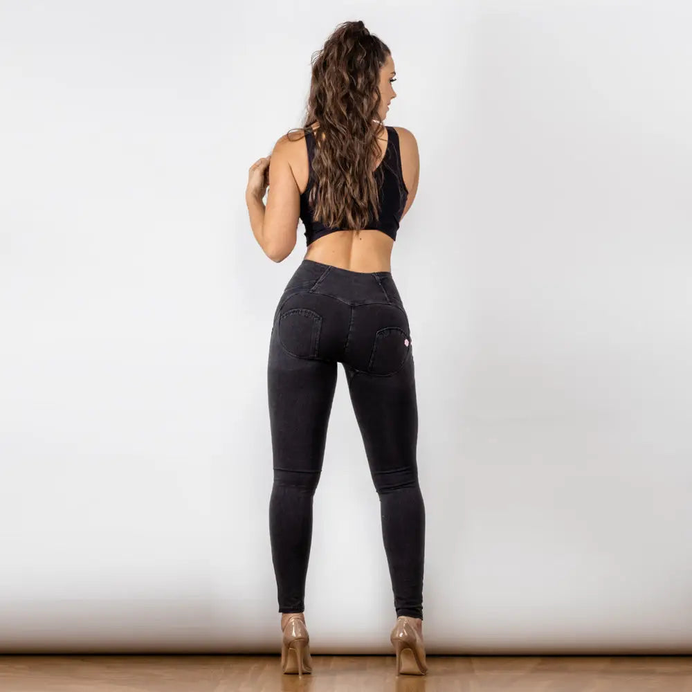 EmpowerLift High Waist Button-Up Jeans - 4