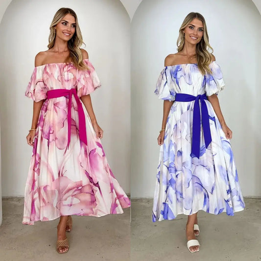 EuroAm Summer Swing: Puff Sleeve Dress