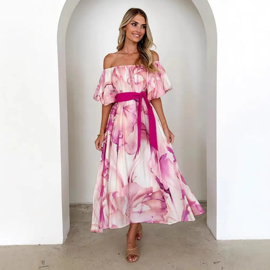 EuroAm Summer Swing: Puff Sleeve Dress