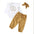 EuroChic Kids: Seasonal Trendy 3-Piece Outfit - Chocolate / 700 3m