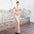 Evening Slim Sexy Dress - Champagne gold / S