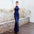 Evening Slim Sexy Dress - Navy blue / S