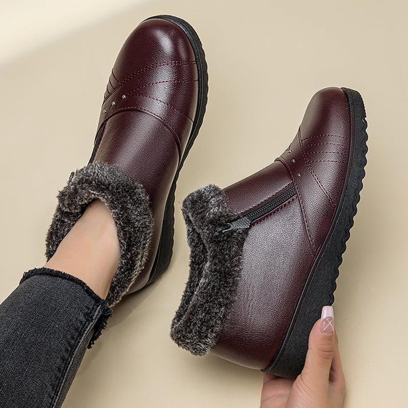 CozyStep: Winter Cotton Shoes for Wise Women - LauBelle