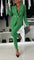 ChicMatch Women's Office Suit: Lapel Jacket & Trousers - LauBelle Brand