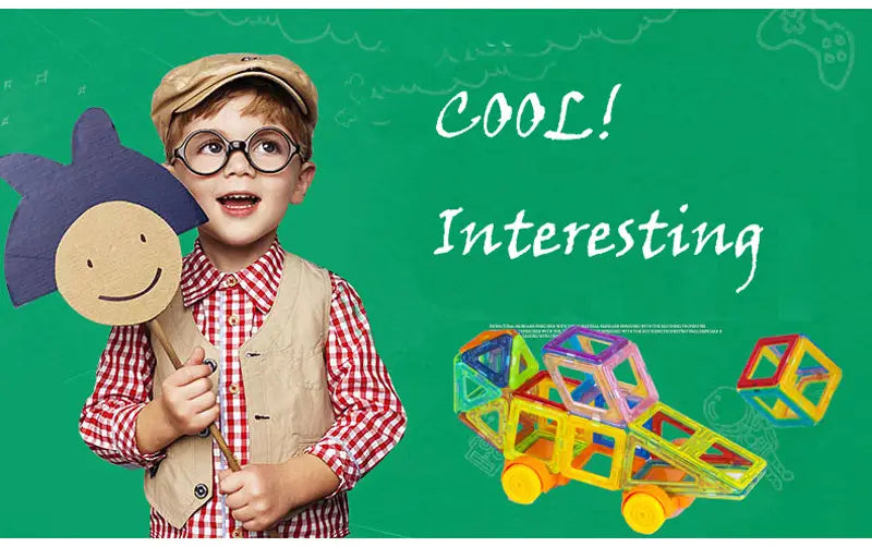 ABS Magnetic Building Blocks Small Particle Educational Toy
