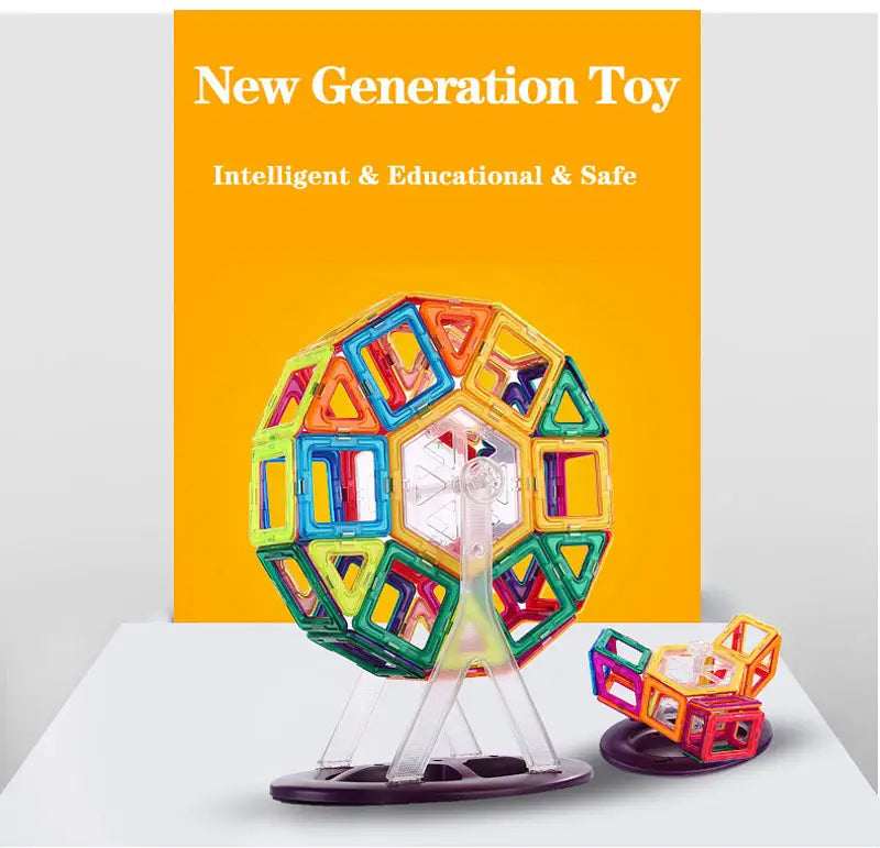 ABS Magnetic Building Blocks Small Particle Educational Toy