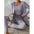 Sunken Stripe Chic 3-Piece Women's Casual Set - LauBelle Brand