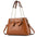 Fashion PU Suitcase Style Women’s Handbag in Multiple Colors - Yellowish Brown / Length 30 Width 14 Height 23cm