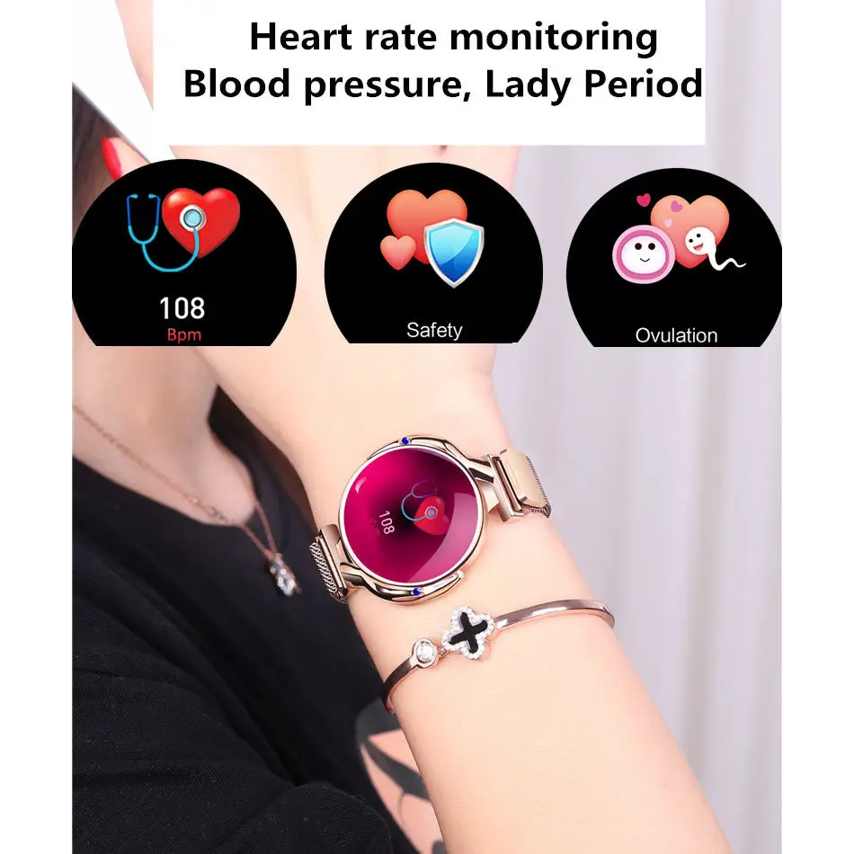 Fashionista Fitwatch Sleek Smartwatch for Fitness and Style