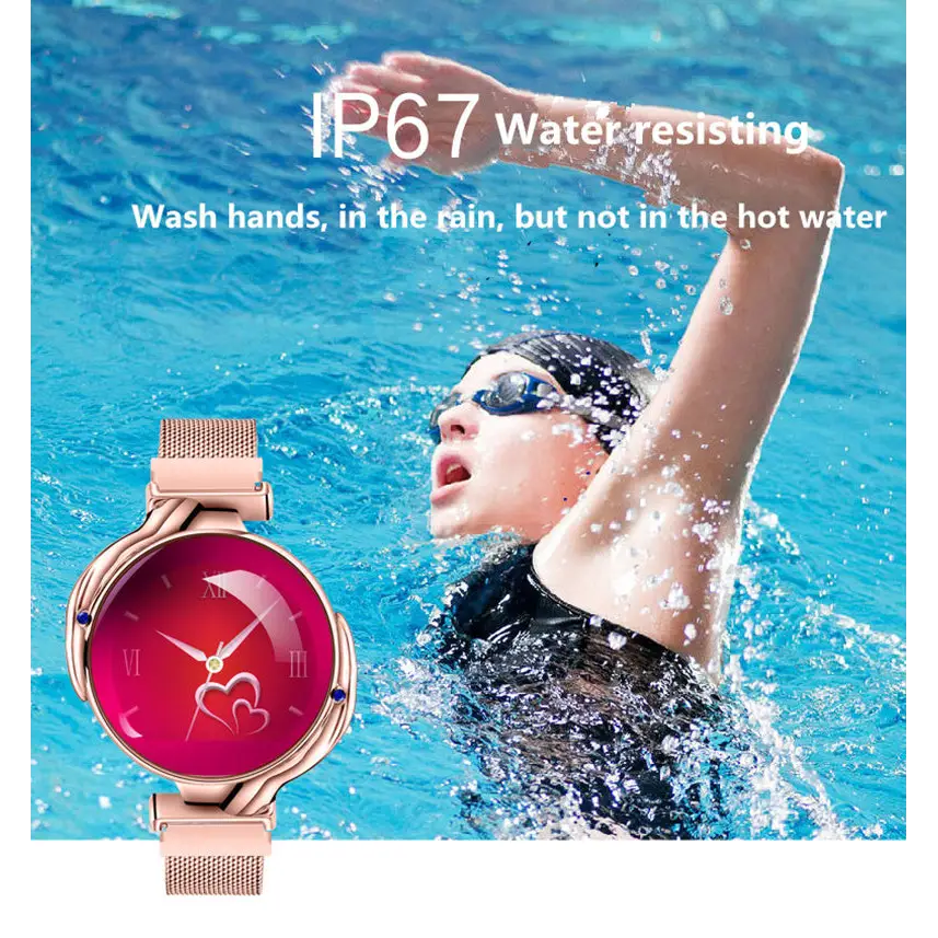 Fashionista Fitwatch Sleek Smartwatch for Fitness and Style