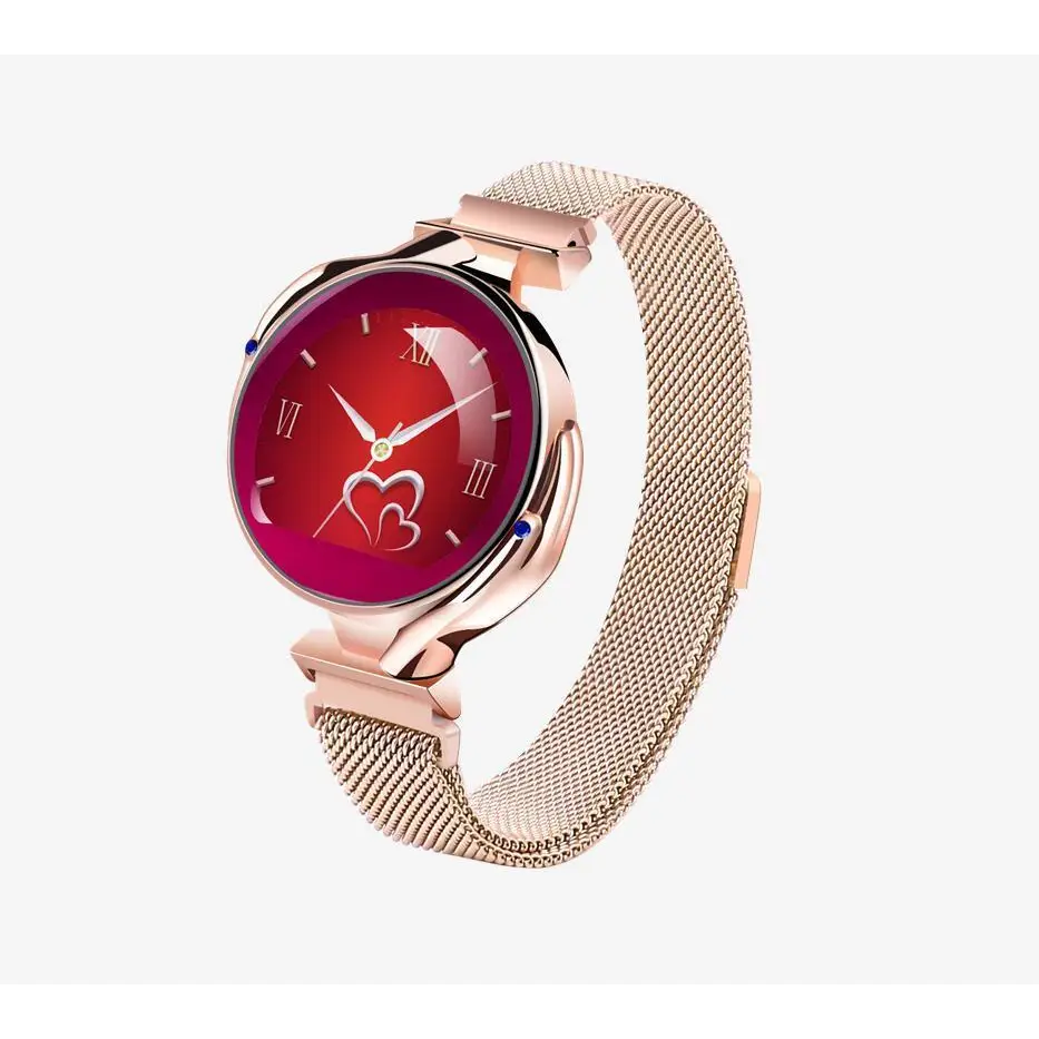 Fashionista Fitwatch Sleek Smartwatch for Fitness and Style - Gold