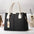 FashionMom Shoulder Bag - Black With White