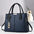 FashionMom Shoulder Bag - Blue With Black