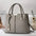 FashionMom Shoulder Bag - Light Gray