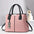 FashionMom Shoulder Bag - Pink With Black