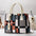 FashionMom Shoulder Bag - Plaid Beige