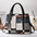 FashionMom Shoulder Bag - Plaid Black