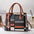 FashionMom Shoulder Bag - Plaid Khaki