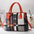 FashionMom Shoulder Bag - Plaid Red