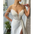 FeatherSweep Elegance Gown - White / S