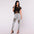 Feline Stitch Denim Slims - Grey / S