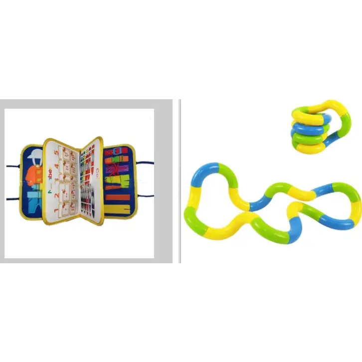 Felt Activity Board for Toddlers Development and Motor Skills L set