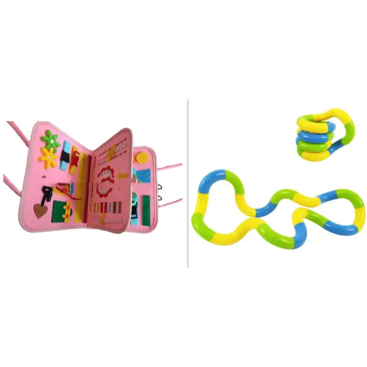 Felt Activity Board for Toddlers Development and Motor Skills M set